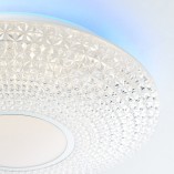 Plafon okrągły z kryształkami Lucian LED 41cm biały Brilliant