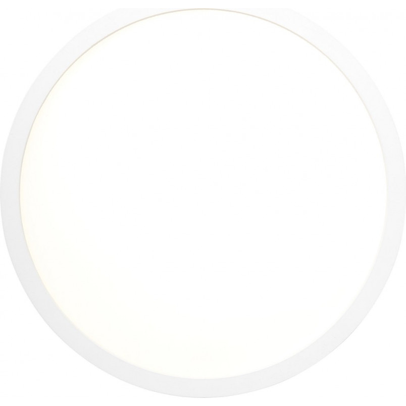 Plafon nowoczesny okrągły Buffi LED 2700K 25cm biały Brilliant