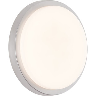 Plafon łazienkowy okrągły Devora Round LED 28cm srebrny Brilliant