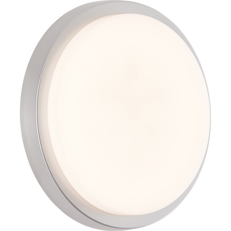 Plafon łazienkowy okrągły Devora Round LED 28cm srebrny Brilliant