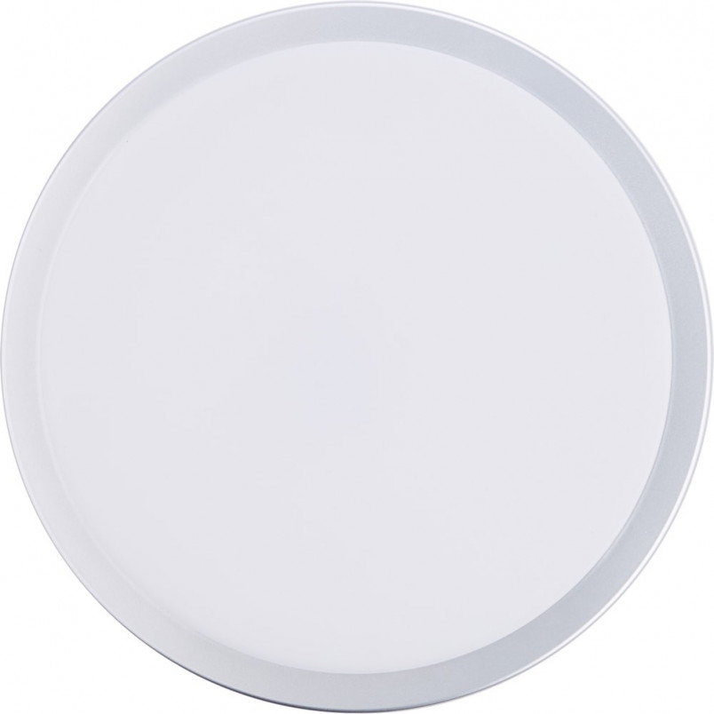 Plafon łazienkowy okrągły Devora Round LED 28cm srebrny Brilliant