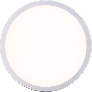 Plafon łazienkowy okrągły Devora Round LED 28cm srebrny Brilliant