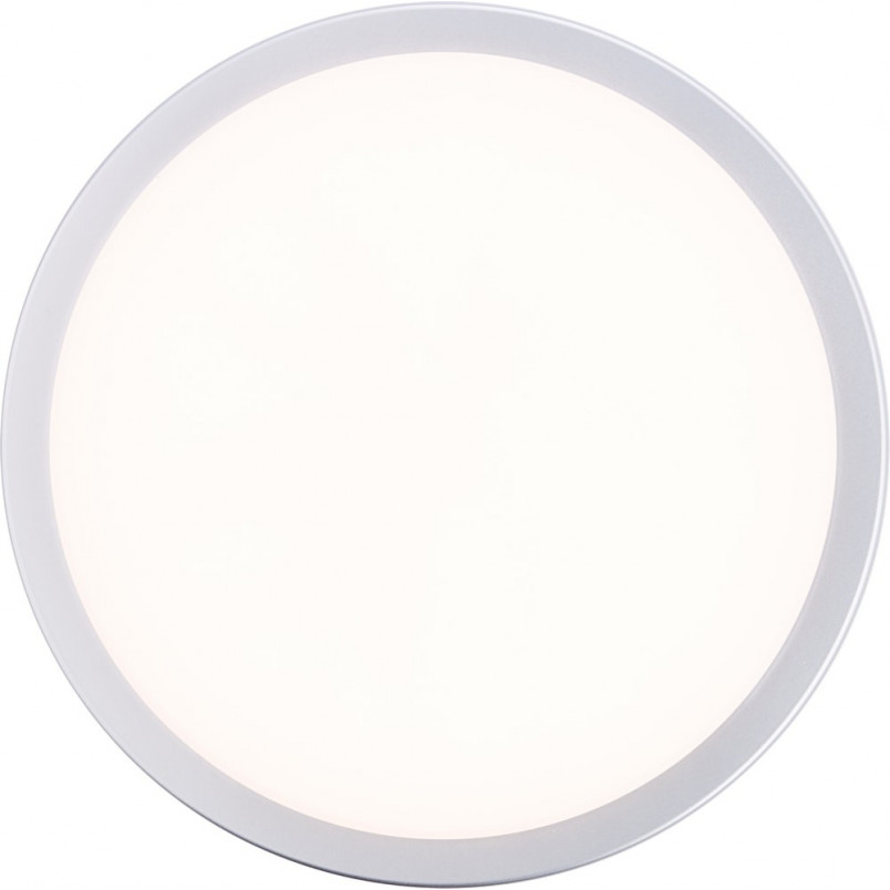 Plafon łazienkowy okrągły Devora Round LED 28cm srebrny Brilliant