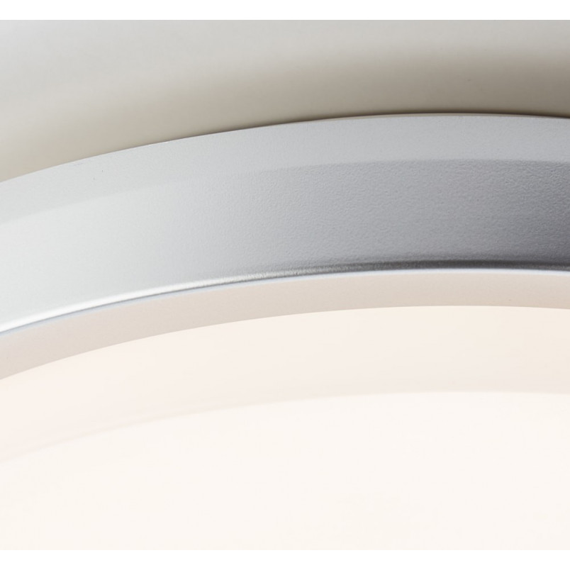 Plafon łazienkowy okrągły Devora Round LED 28cm srebrny Brilliant