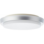 Plafon łazienkowy okrągły Devora Round LED 28cm srebrny Brilliant