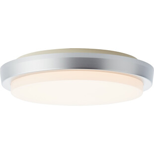 Plafon łazienkowy okrągły Devora Round LED 28cm srebrny Brilliant