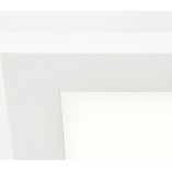 Plafon nowoczesny kwadratowy Buffi LED 4000K 30cm biały Brilliant
