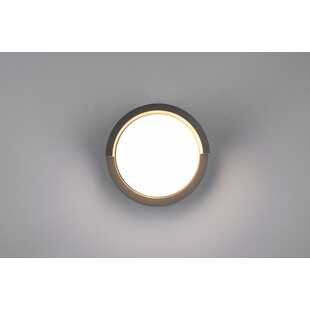 Kinkiet elewacyjny Puno Round LED czarny / biały Reality