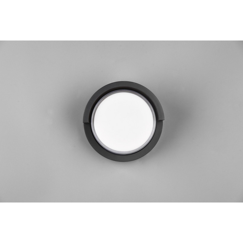 Kinkiet elewacyjny Puno Round LED czarny / biały Reality