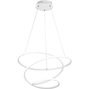 Lampa wisząca nowoczesna Bologna LED 50cm biały mat Reality