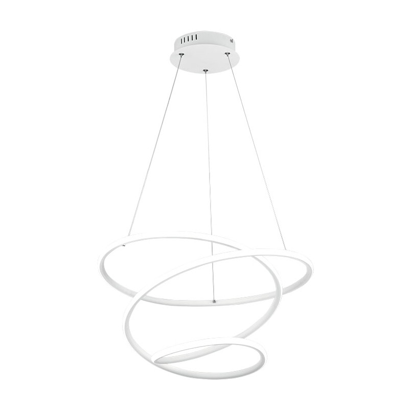 Lampa wisząca nowoczesna Bologna LED 50cm biały mat Reality