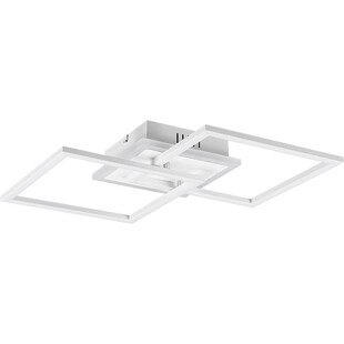 Plafon nowoczesny dwa kwadraty Venida LED 57cm biały mat Reality