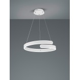 Lampa wisząca nowoczesna Parma LED 50cm biała Reality
