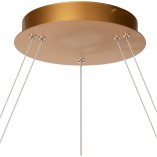 Lampa wisząca okrągła glamour Vidal LED II 78cm matowe złoto Lucide