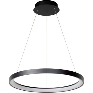 Lampa wisząca okrągła nowoczesna Vidal LED 58cm czarna Lucide