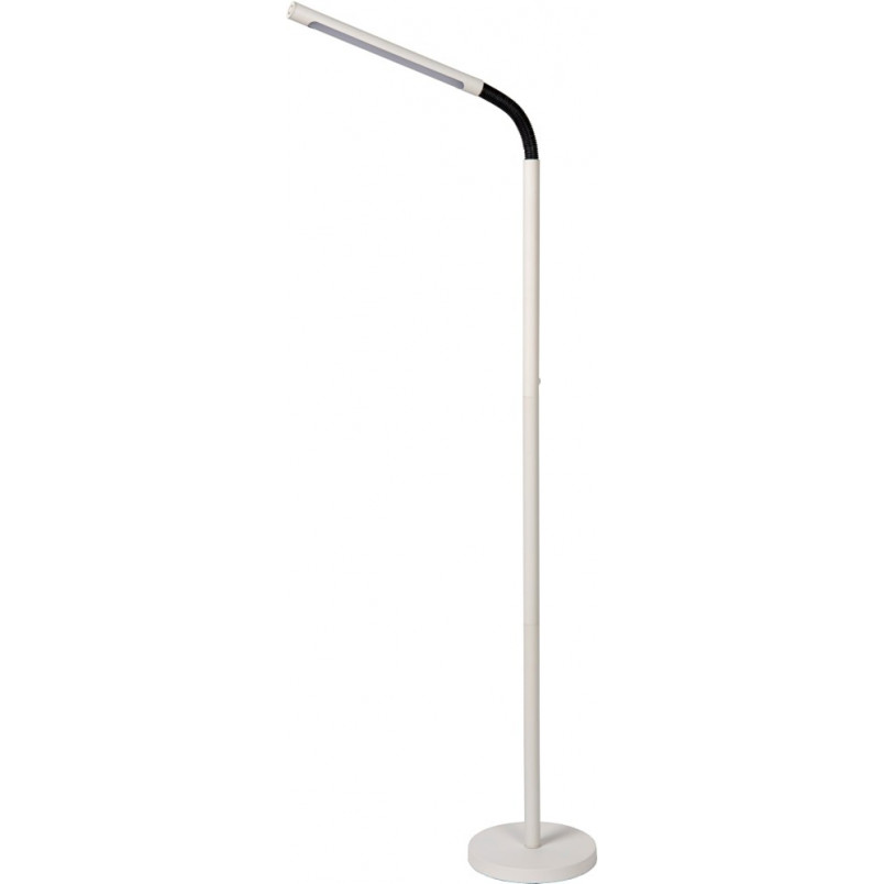 Lampa podłogowa minimalistyczna ze ściemniaczem Gilly LED biała Lucide