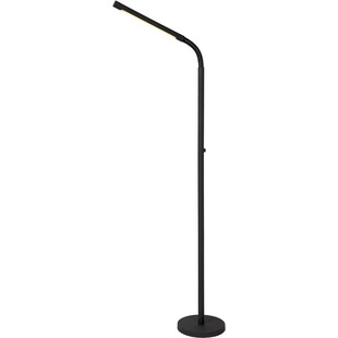 Lampa podłogowa minimalistyczna ze ściemniaczem Gilly LED czarna Lucide