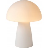 Lampa stołowa szklana Fungo opal Lucide