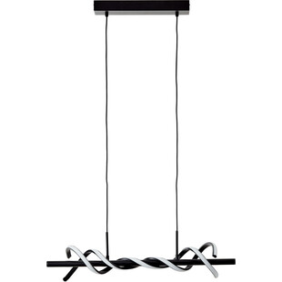 Lampa wisząca nowoczesna Amalie LED 80cm czarna Brilliant