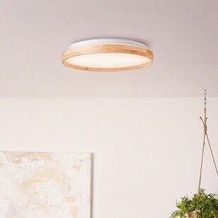 Plafon drewniany okrągły Alson LED 39,5cm Brilliant