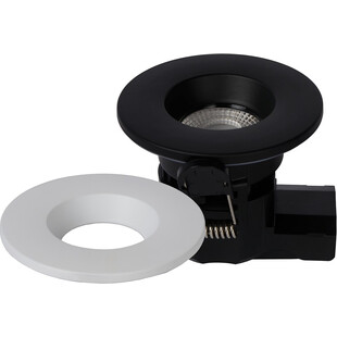 Lampa spot łazienkowa Binky 8,8cm LED biały / czarny Lucide