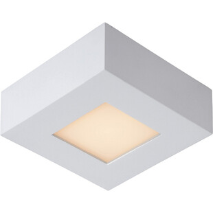 Plafon łazienkowy kwadratowy Brice LED 10,8cm biały Lucide