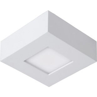 Plafon łazienkowy kwadratowy Brice LED 10,8cm biały Lucide