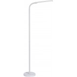 Lampa podłogowa minimalistyczna Gilly LED biała Lucide