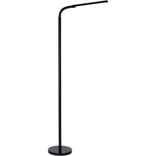Lampa podłogowa minimalistyczna Gilly LED czarna Lucide