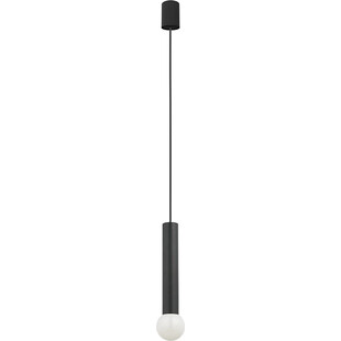 Lampa wisząca tuba Baton 4,5cm czarna Nowodvorski