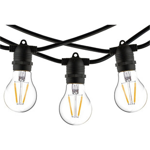 Lampki ogrodowe Festoon Lights X 600cm czarne Nowodvorski