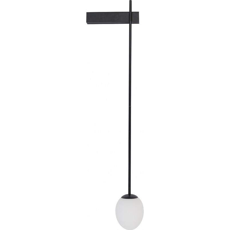Lampa sufitowa szklana kula łazienkowa Ice Egg II 13cm biały / czarny Nowodvorski