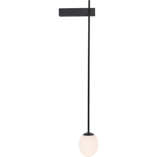 Lampa sufitowa szklana kula łazienkowa Ice Egg II 13cm biały / czarny Nowodvorski