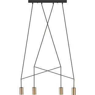Lampa sufitowa minimalistyczna Imbria IV 90cm mosiężna Nowodvorski