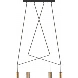 Lampa sufitowa minimalistyczna Imbria IV 90cm mosiężna Nowodvorski