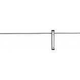 Kinkiet łazienkowy minimalistyczny Impulse LED 91cm czarny Nowodvorski