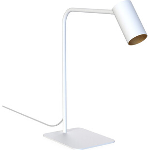 Lampa biurkowa minimalistyczna Mono biały / złoty Nowodvorski