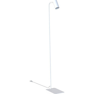 Lampa podłogowa minimalistyczna Mono biała Nowodvorski