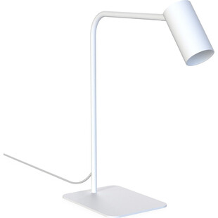 Lampa biurkowa minimalistyczna Mono biała Nowodvorski