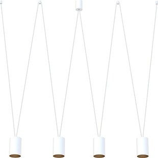 Lampa wiszące minimalistyczne tuby More Tone IV 160cm biała Nowodvorski