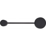 Kinkiet dekoracyjny minimalistyczny Orbit 32,5cm czarny Nowodvorski