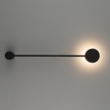 Kinkiet dekoracyjny minimalistyczny Orbit 52cm czarny Nowodvorski