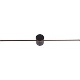 Kinkiet łazienkowy minimalistyczny Pin LED 61cm czarny Nowodvorski