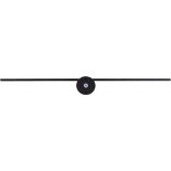 Kinkiet łazienkowy minimalistyczny Pin LED 61cm czarny Nowodvorski
