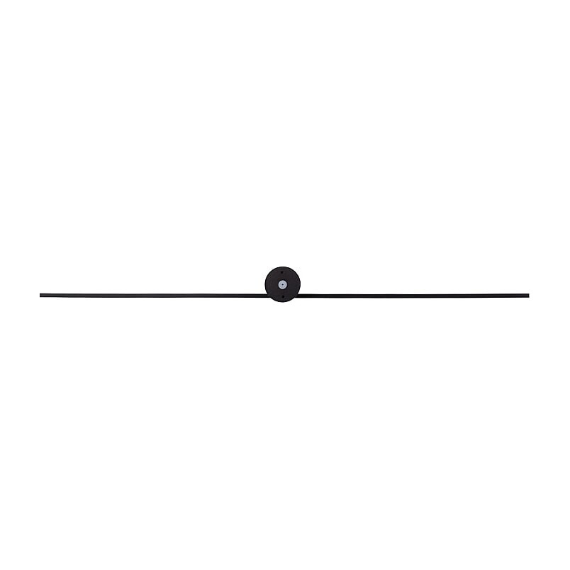 Kinkiet łazienkowy minimalistyczny Pin LED 91cm czarny Nowodvorski