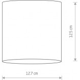 Lampa natynkowa spot Point Tone 12,7cm czarny / złoty Nowodvorski