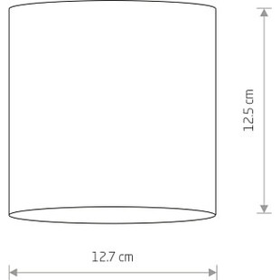 Lampa natynkowa spot Point Tone 12,7cm biały Nowodvorski
