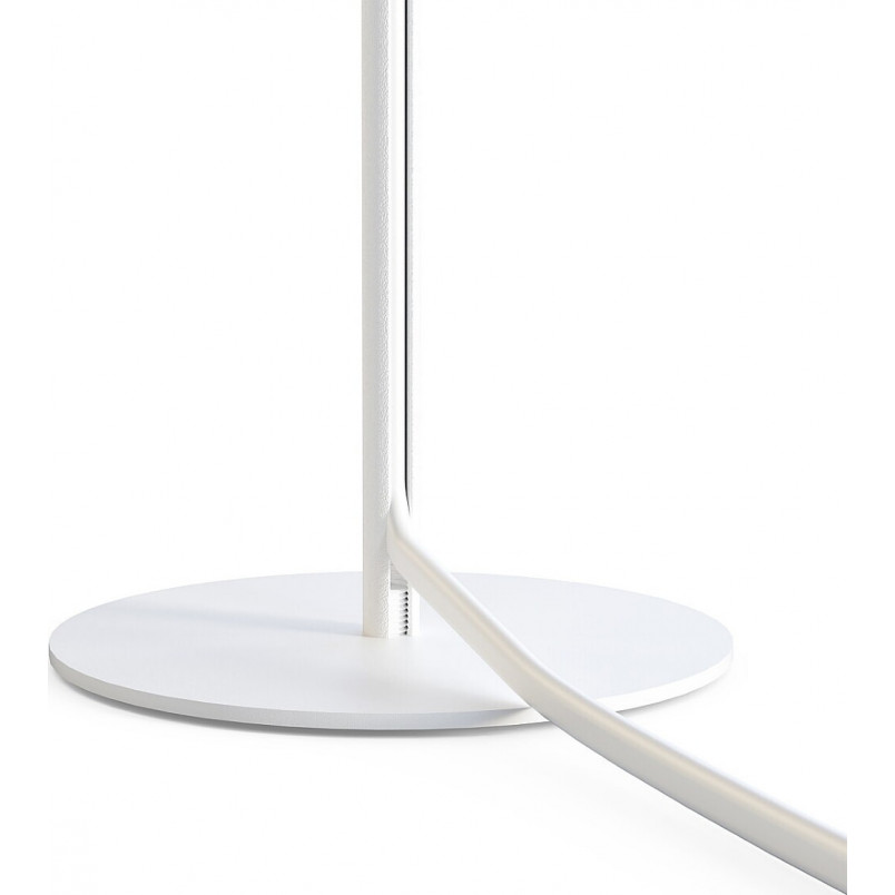 Lampa stołowa stożek z abażurem Trifle biała Nowodvorski