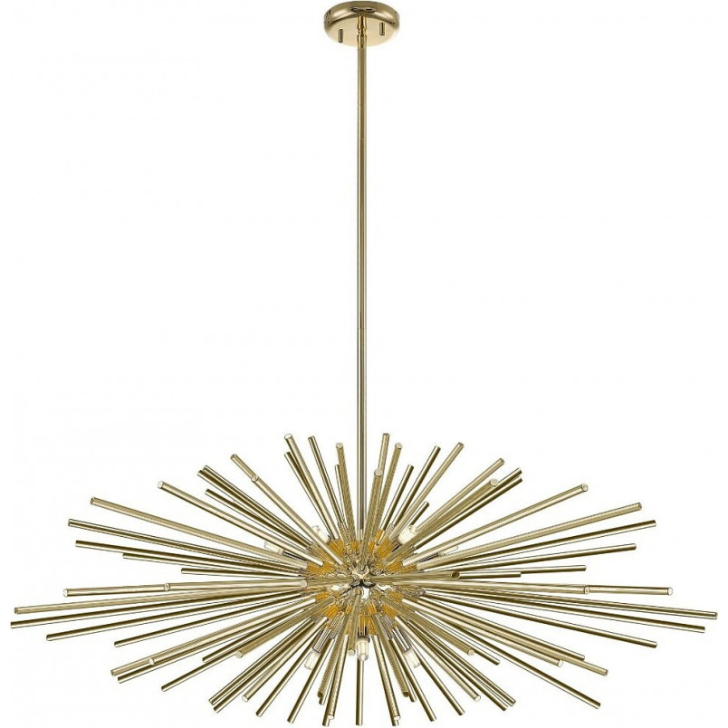 Lampa wisząca glamour Urchin 101cm złota Zumaline