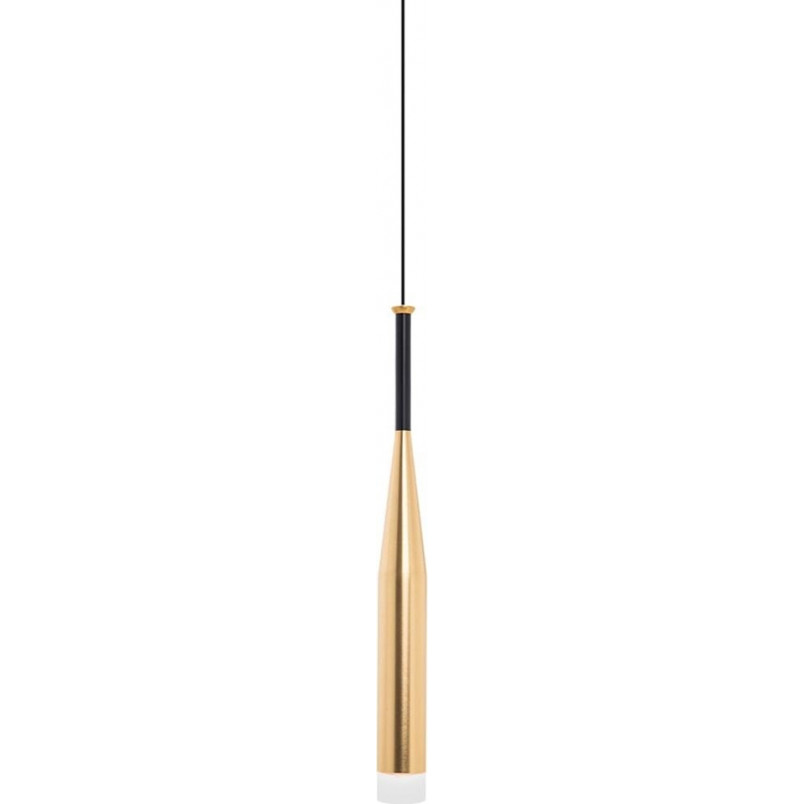 Lampa wiszące tuba nowoczesna Conte 10cm złota Zumaline